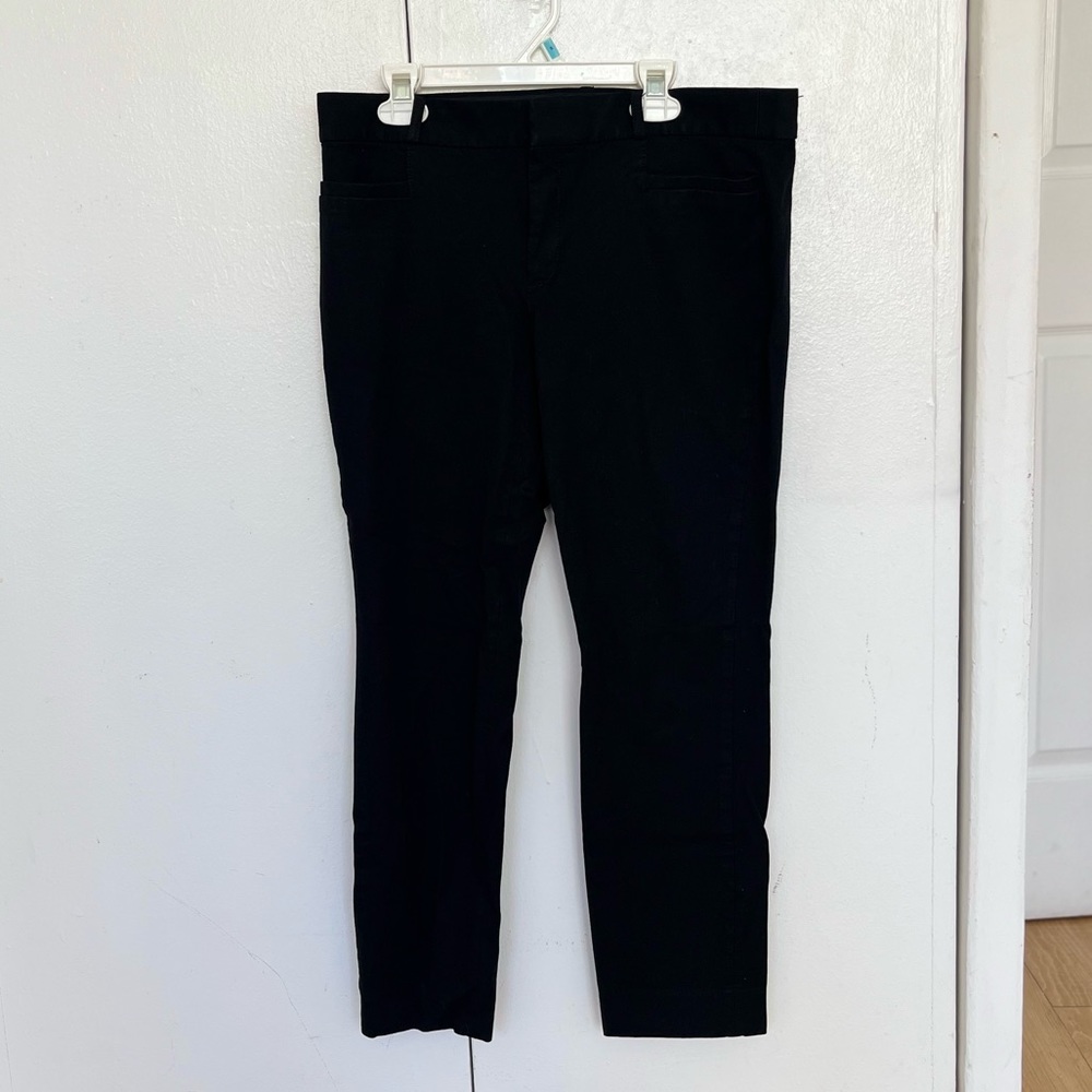 Banana Republic Black Sloan Slim Pant - Size 8
